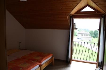 Postel nebo postele na pokoji v ubytování Ristorante Alpino