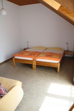 Postel nebo postele na pokoji v ubytování Ristorante Alpino