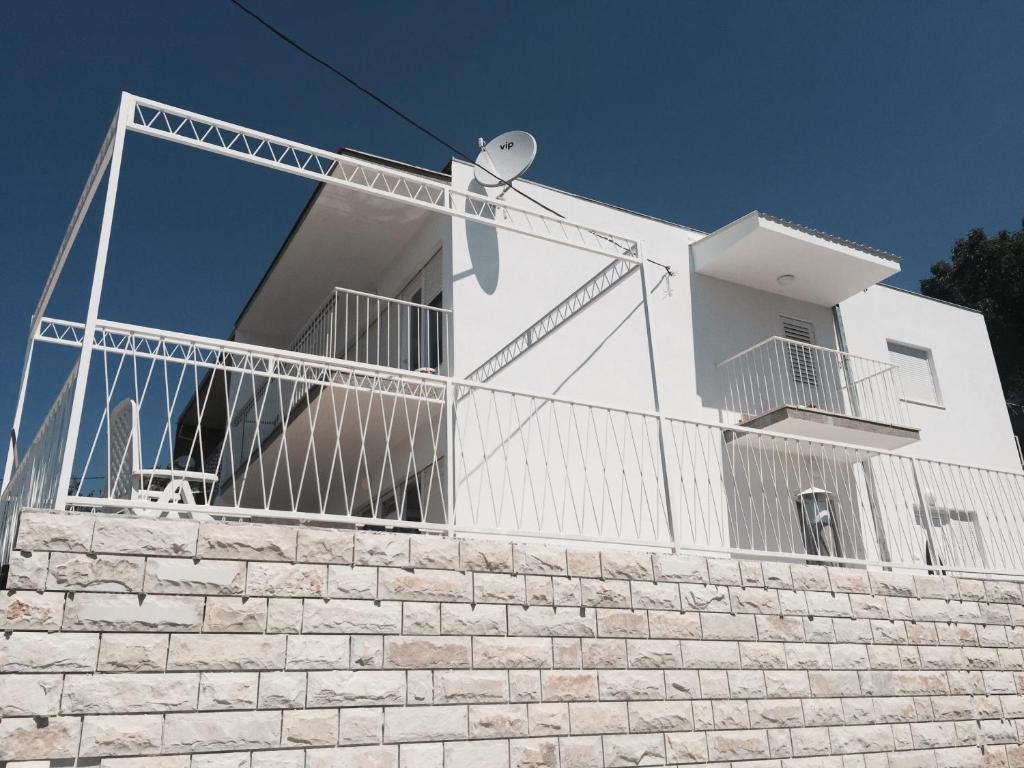Balkón alebo terasa v ubytovaní Apartments Leptiric