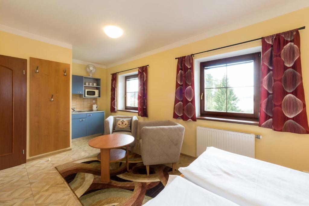 Postel nebo postele na pokoji v ubytování Hotel Admiral