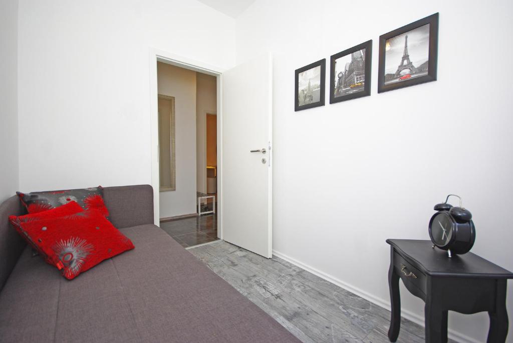 a living room with a couch and a table at "NM" Luxury apartments in Split