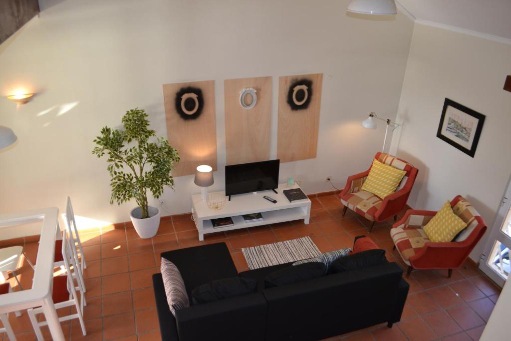 TV a/nebo společenská místnost v ubytování TP MARINA 27, Vilamoura View Apartment