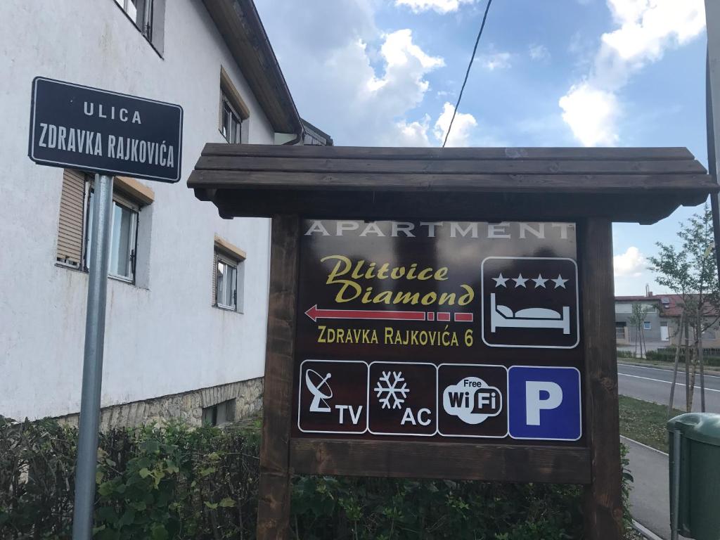 Certifikát, ocenenie alebo iný dokument vystavený v ubytovaní Plitvice Diamond Apartment