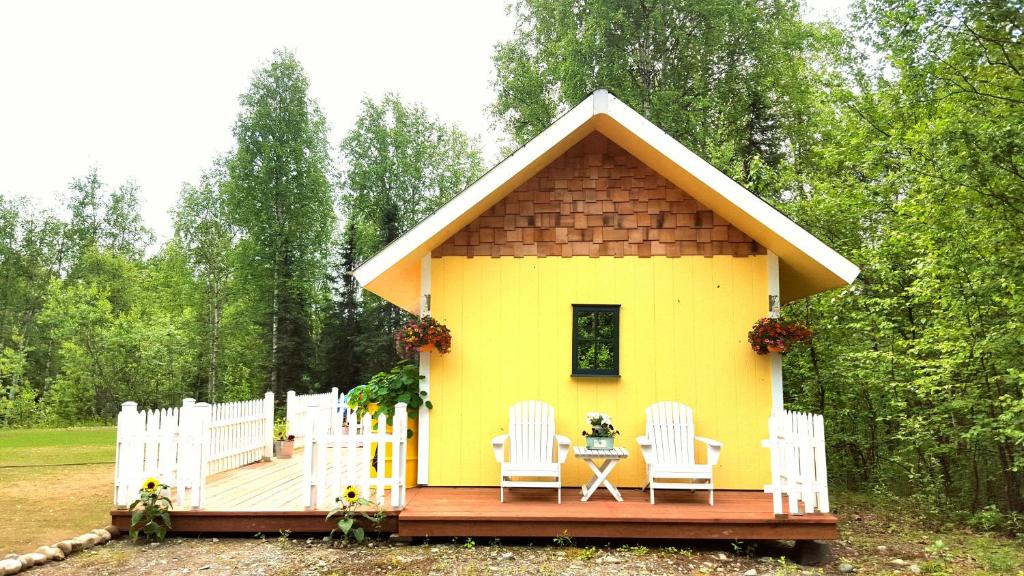 Zahrada ubytování Sunshine Cottage