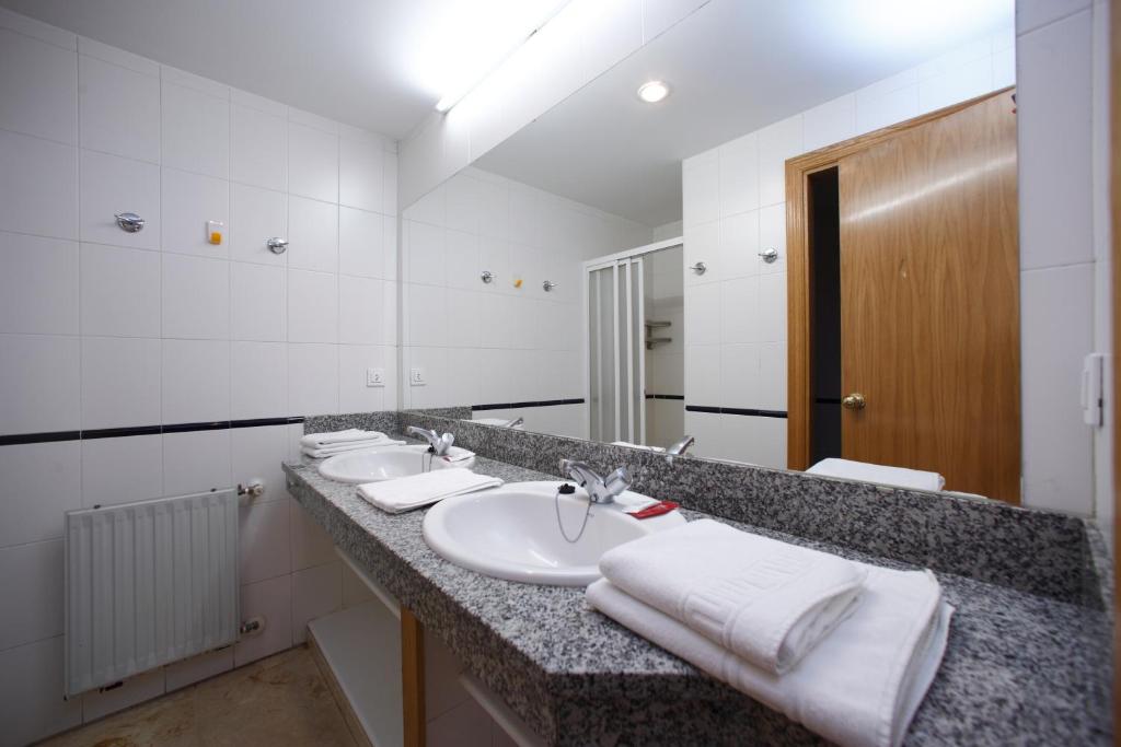 Koupelna v ubytování Hotel Rialta