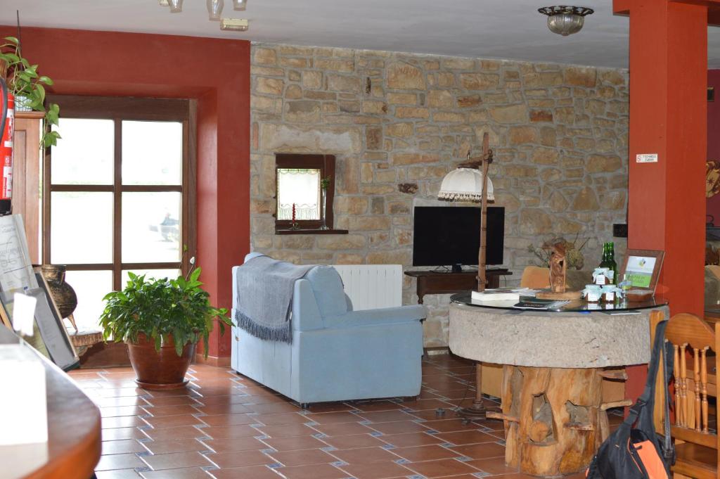Posezení v ubytování La Casona de Quintes