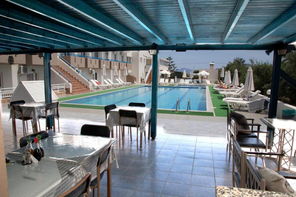 Bazén v ubytování Hotel Athinoula nebo v jeho okolí