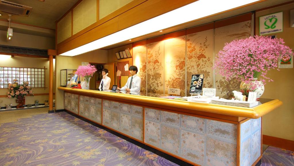 Vstupní hala nebo recepce v ubytování Isawa View Hotel