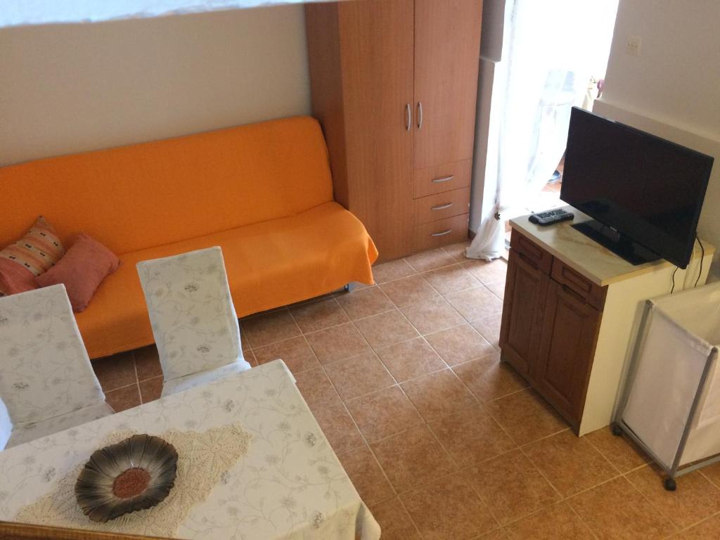 Телевизор и/или развлекательный центр в Zagradge I.N. apartments