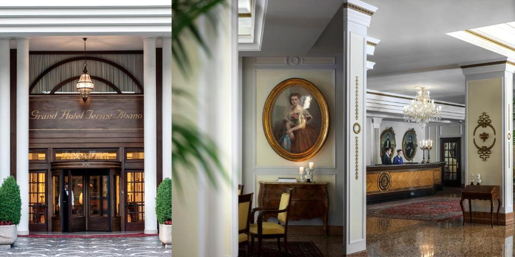 Lobby alebo recepcia v ubytovaní Abano Grand Hotel