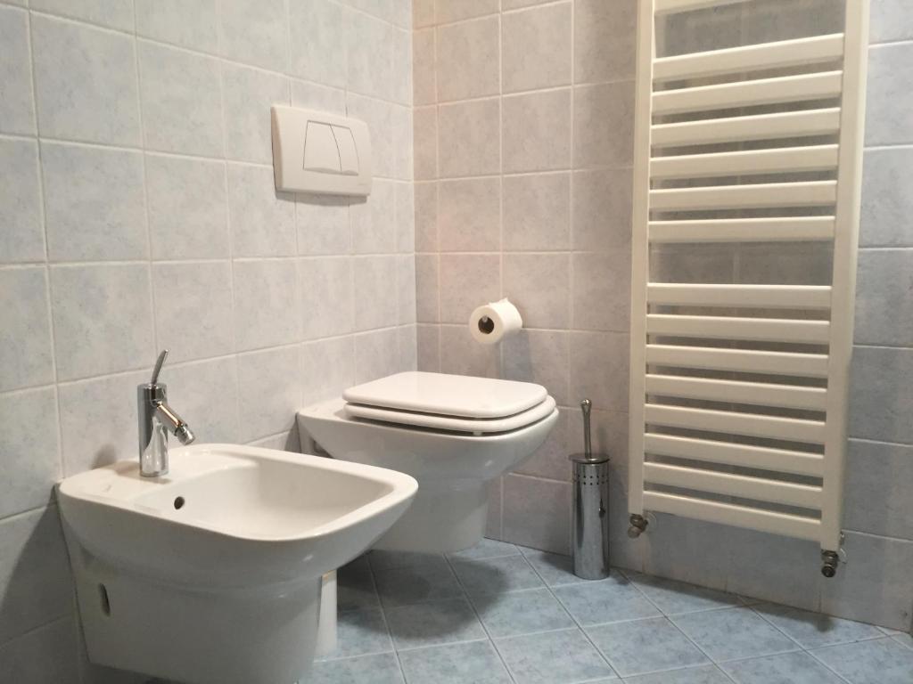 Koupelna v ubytování B&B Treviglio