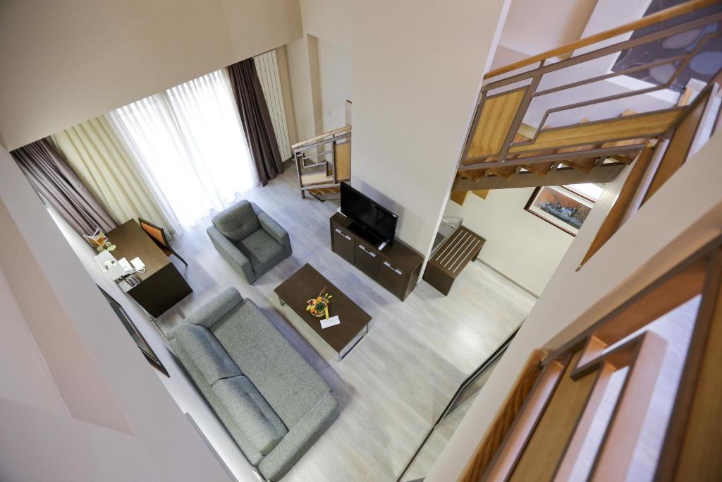Prostor za sedenje u objektu Hotel Stara Planina