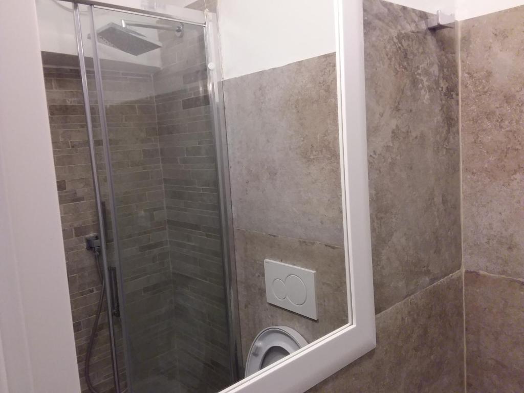 Koupelna v ubytování Rina Rooms