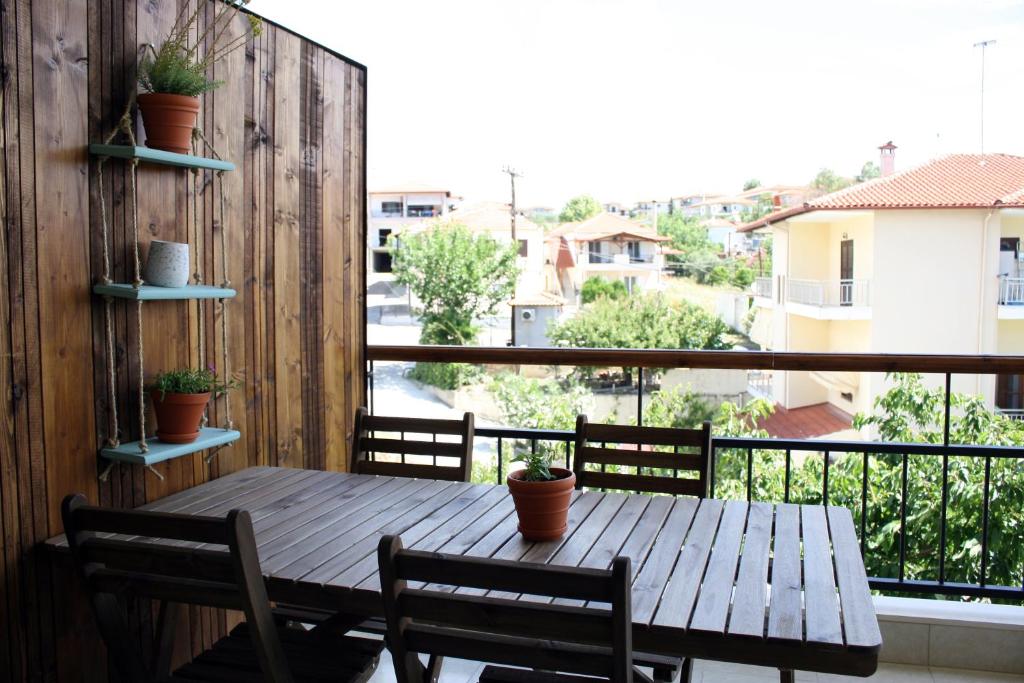 Balkón nebo terasa v ubytování Aphelion Holiday Apartments