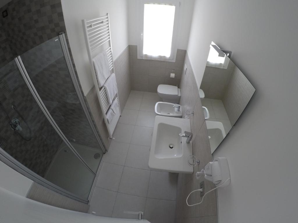 Koupelna v ubytování B&B Villa del Lago