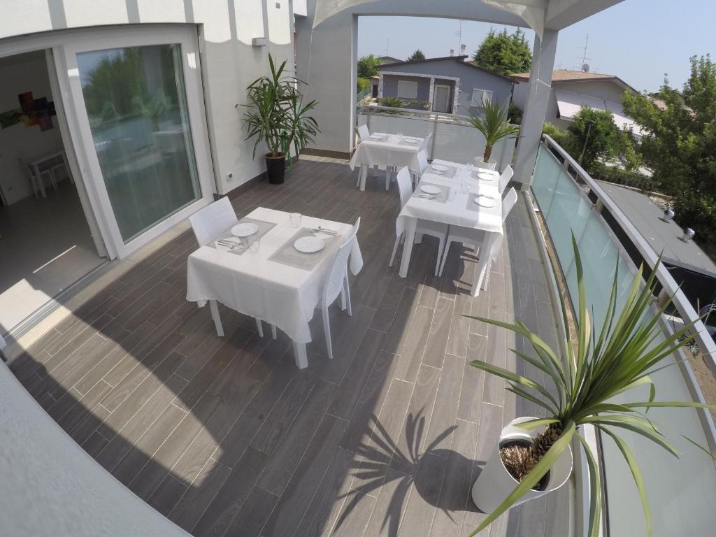 Balkón nebo terasa v ubytování B&B Villa del Lago