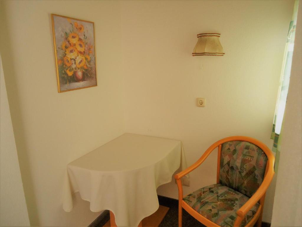Posezení v ubytování Pension Wald