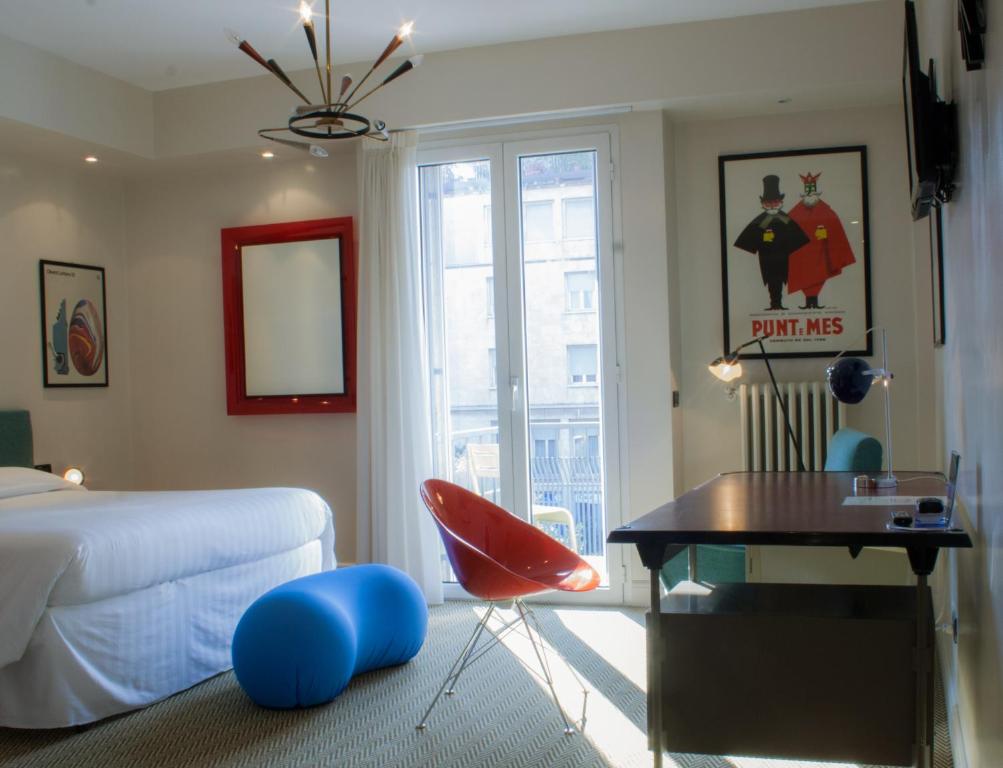 Postel nebo postele na pokoji v ubytování Boutique Hotel Trieste - Adults Only