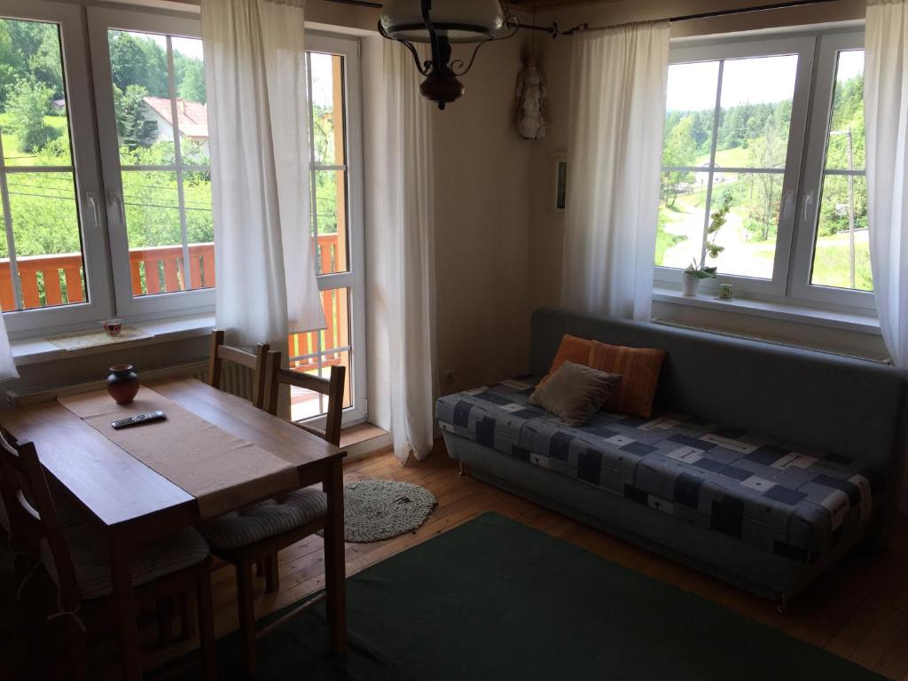 Posezení v ubytování Apartments Huty