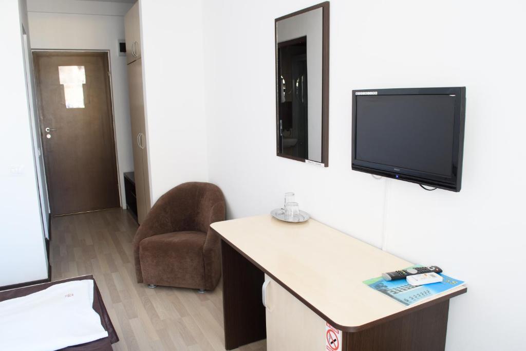 TV a/nebo společenská místnost v ubytování Hotel Clas