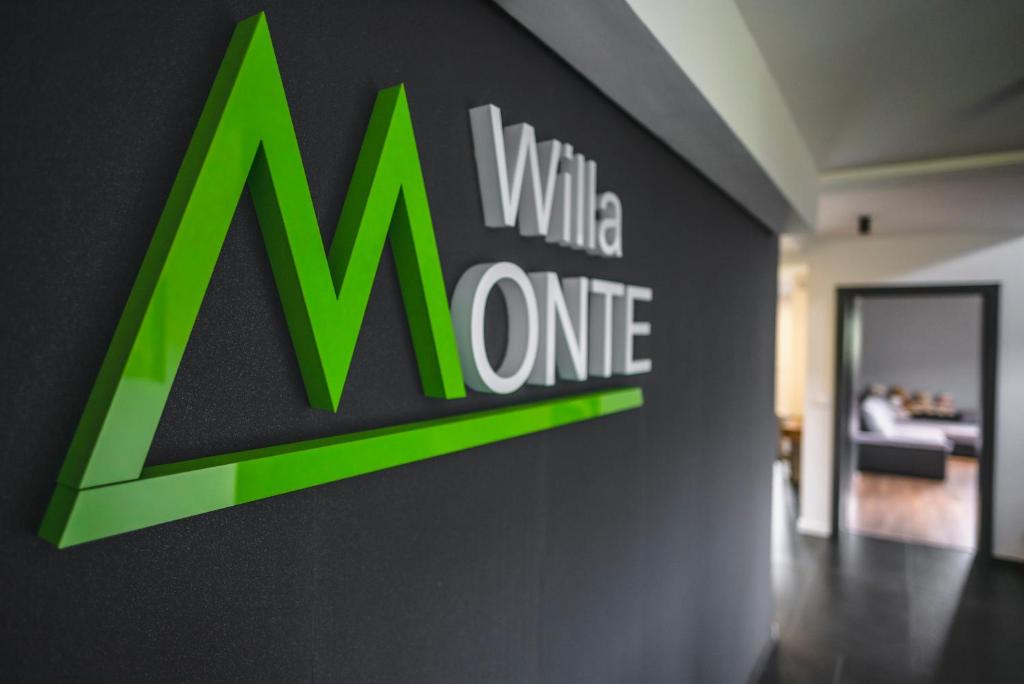 Certifikát, hodnocení, plakát nebo jiný dokument vystavený v ubytování Willa Monte