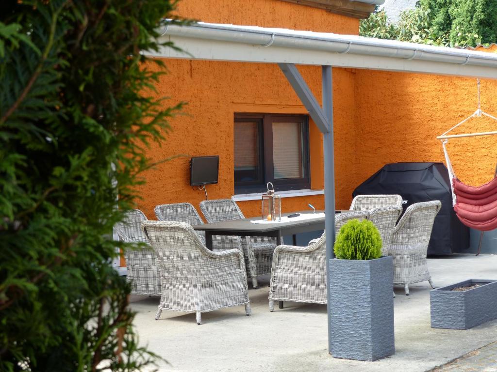 Posezení v ubytování Ferienhaus Arendsee