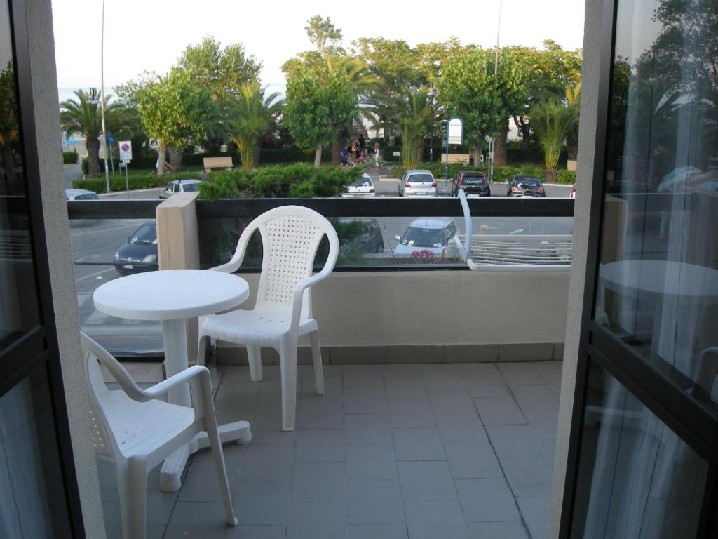 Balkón nebo terasa v ubytování Hotel Alb's