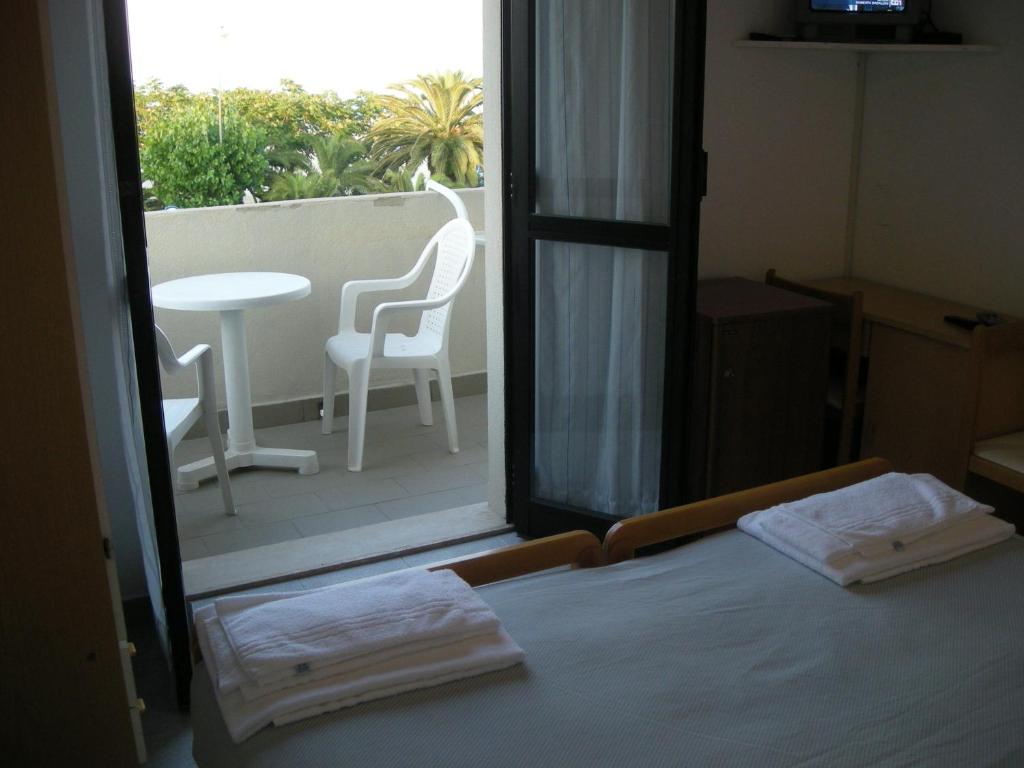 Postel nebo postele na pokoji v ubytování Hotel Alb's