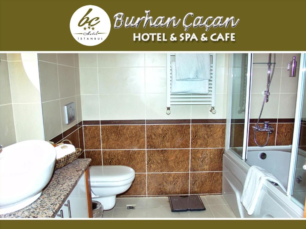 Koupelna v ubytování BC Burhan Cacan Hotel & Spa & Cafe