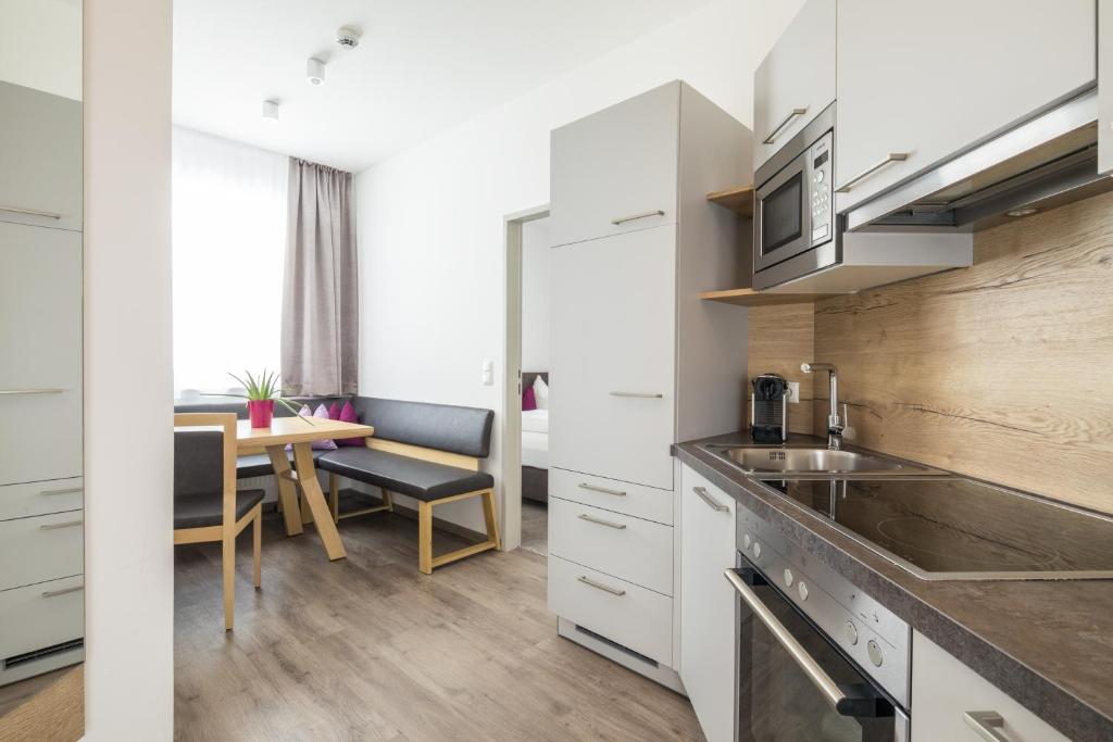 Kuchyňa alebo kuchynka v ubytovaní Appartements Insieme