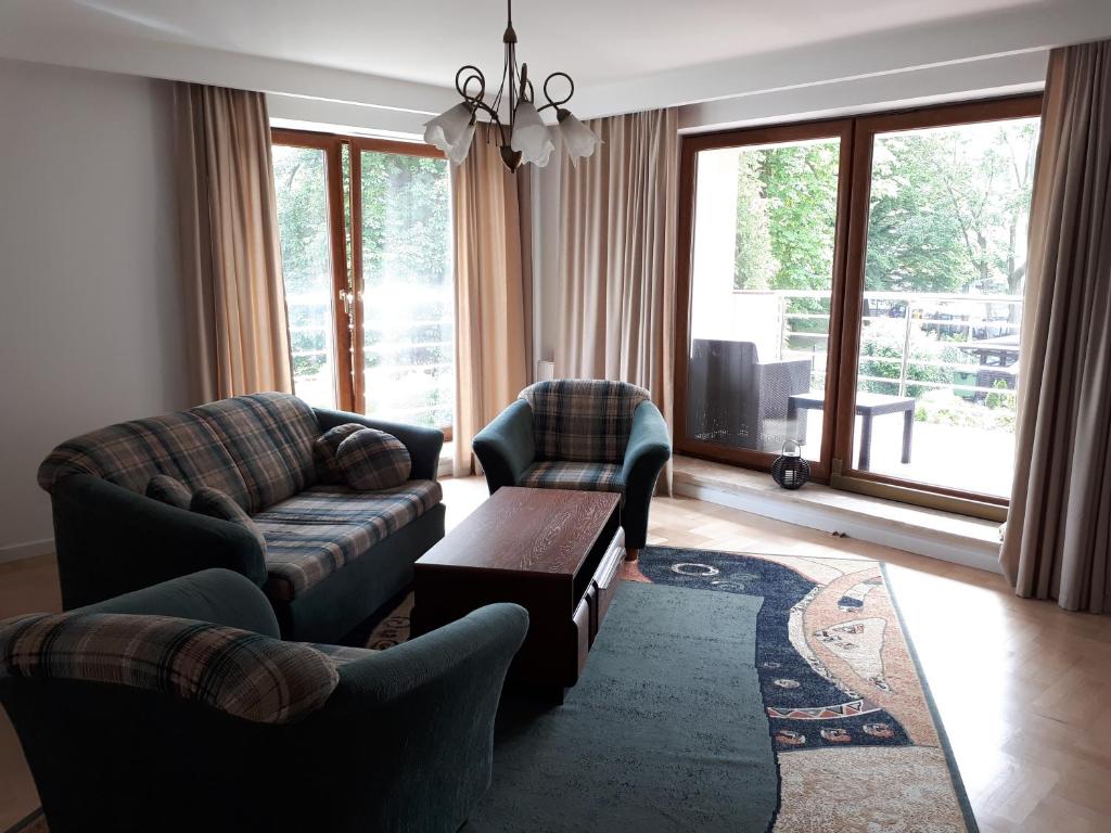 Posedenie v ubytovaní Gdynia Orlowo Honey Apartment