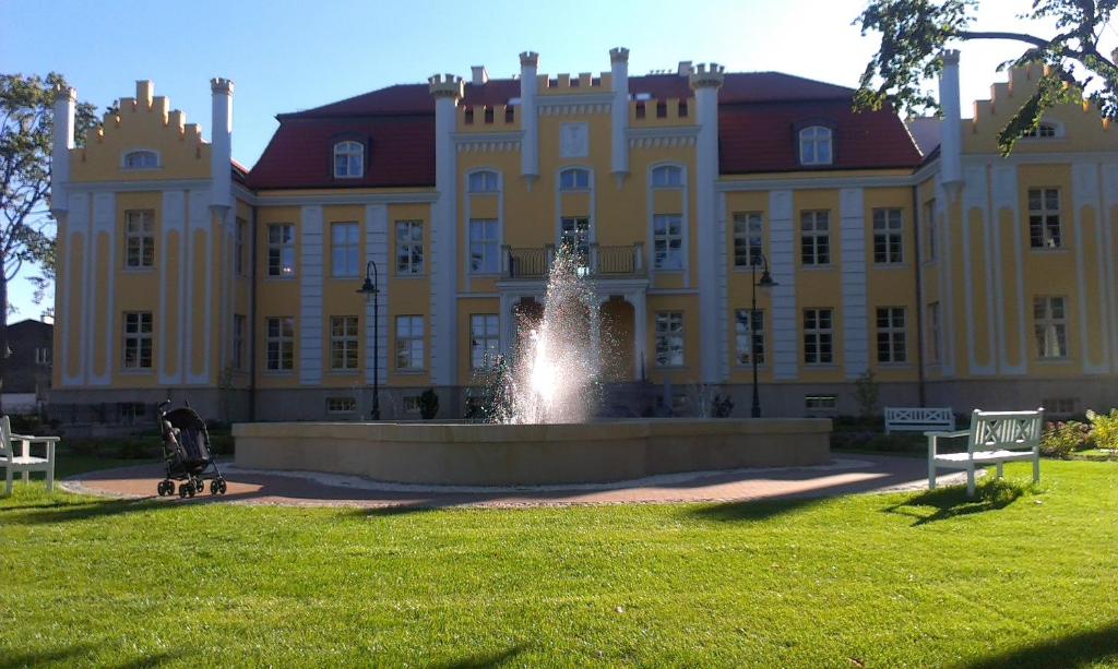 Vonkajšia záhrada v ubytovaní Gdynia Orlowo Honey Apartment
