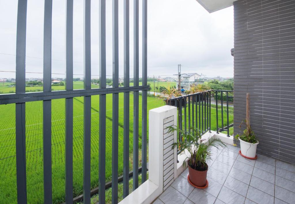 Balkón nebo terasa v ubytování Guitar Charm B&B