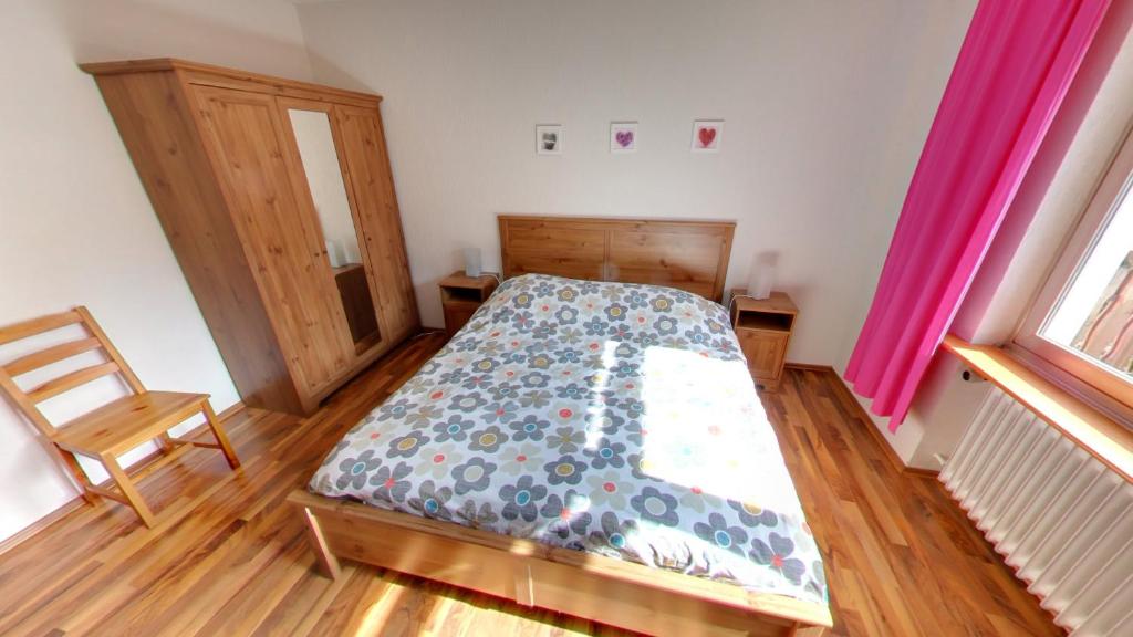 Postel nebo postele na pokoji v ubytování Haus Nova am Bollerberg