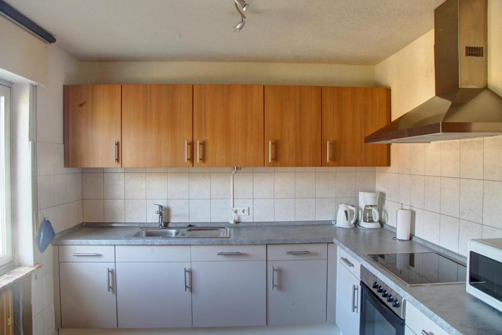 Kuchyň nebo kuchyňský kout v ubytování Haus Nova am Bollerberg