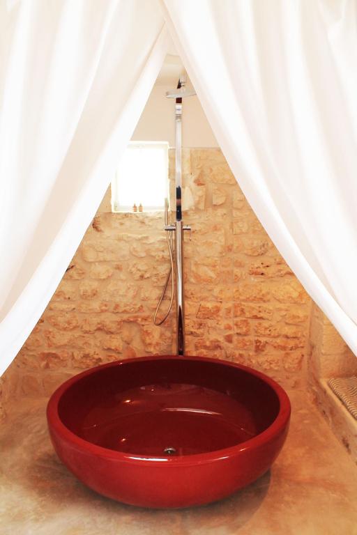 Koupelna v ubytování Palazzo Camarda B&B