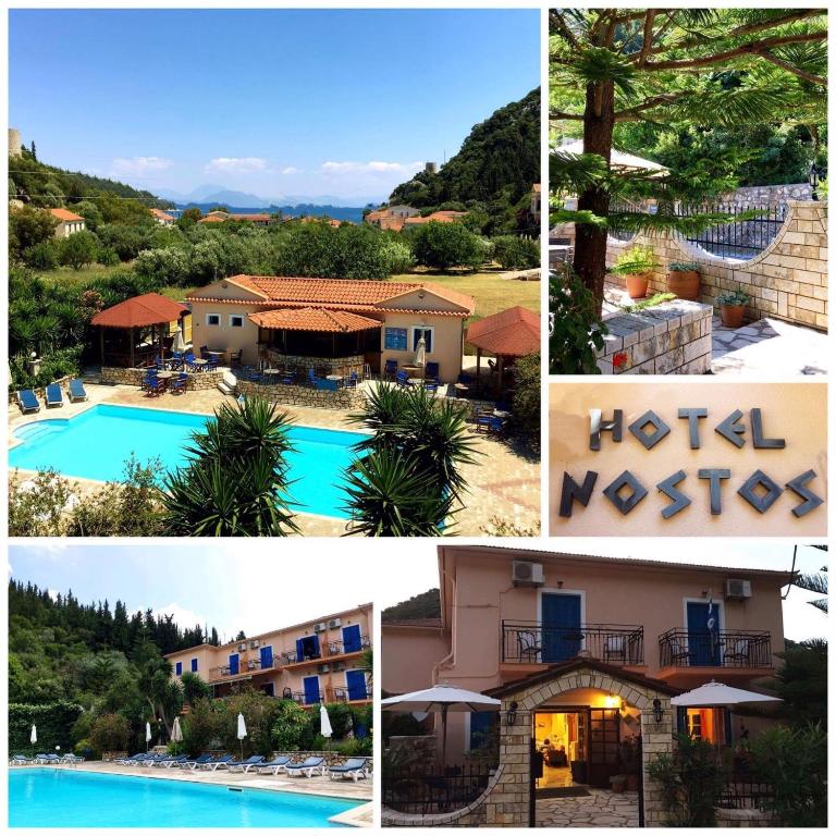 Bazén v ubytování Hotel Nostos nebo v jeho okolí