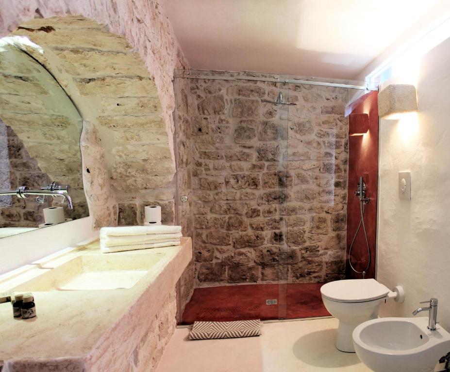 Koupelna v ubytování Palazzo Camarda B&B