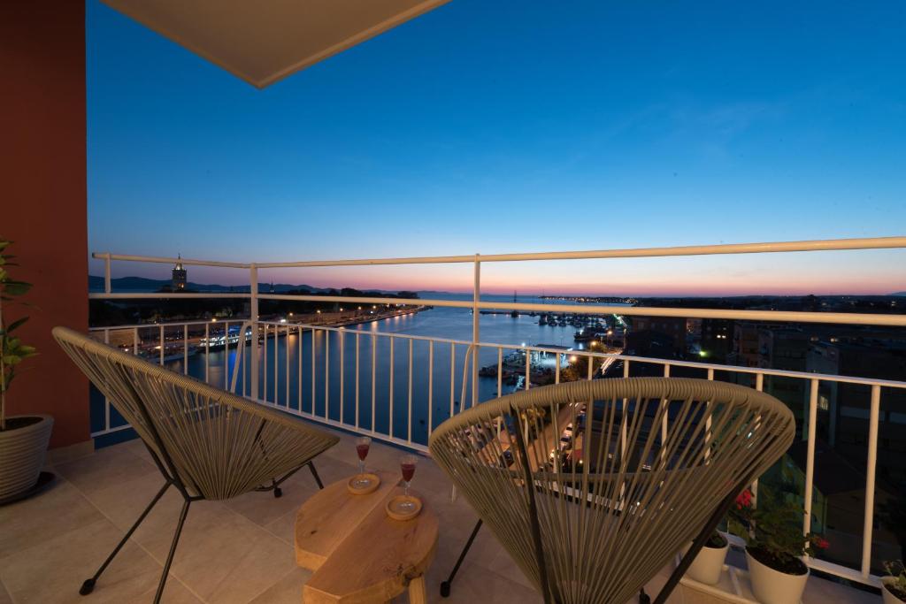 Balkón alebo terasa v ubytovaní Amazing View Apartment