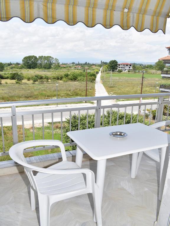 Balkón nebo terasa v ubytování Ainalis Apartments