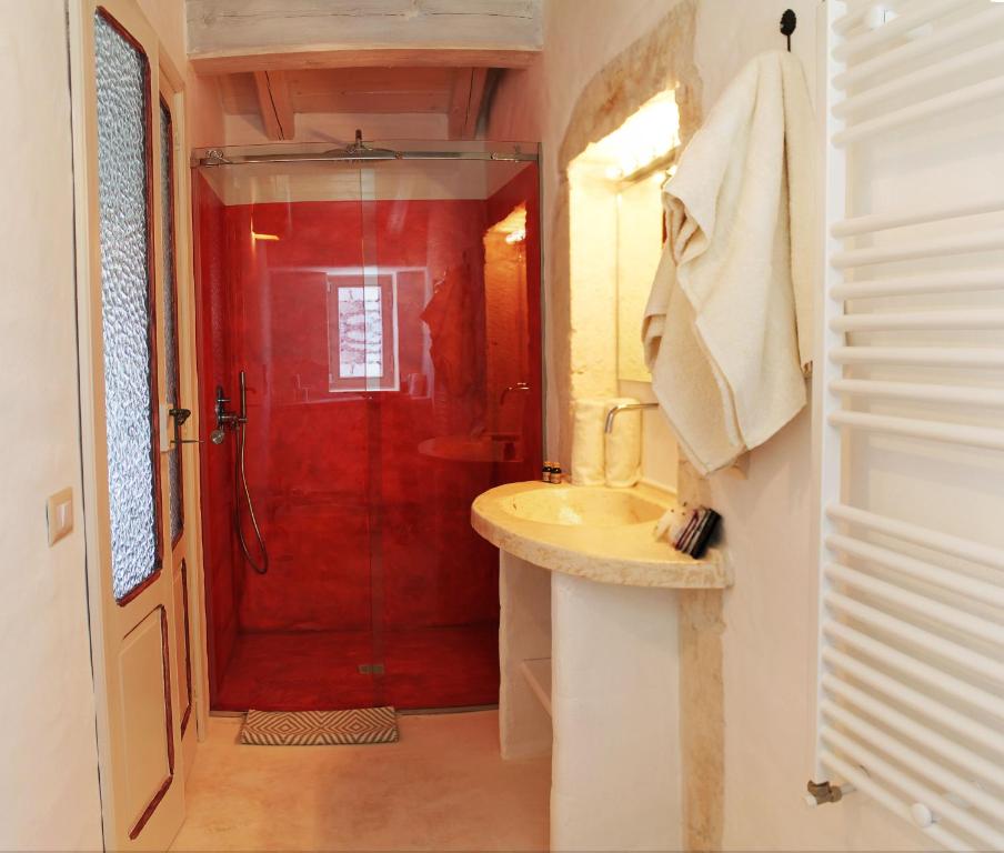 Koupelna v ubytování Palazzo Camarda B&B