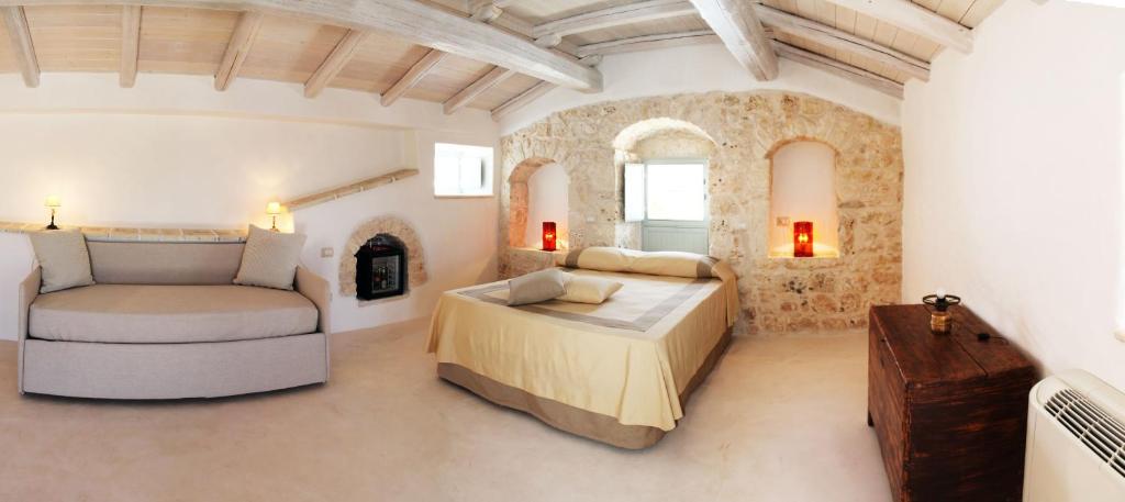 Posezení v ubytování Palazzo Camarda B&B