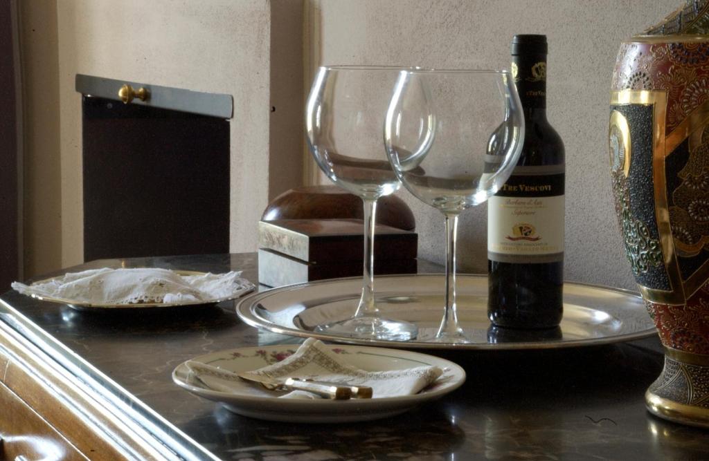 Nápoje v ubytování Casa Isabella