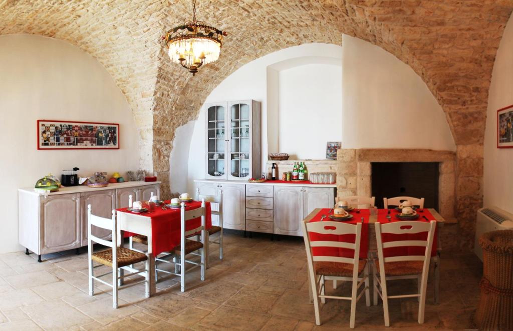 Kuchyň nebo kuchyňský kout v ubytování Palazzo Camarda B&B
