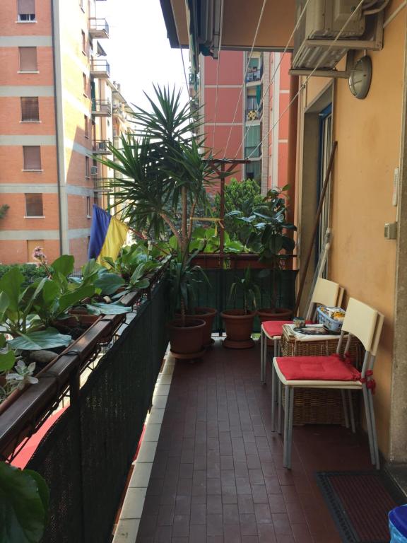 Balkón nebo terasa v ubytování locazione turistica Sole