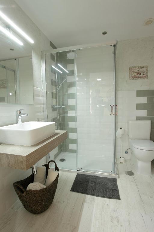 Kúpeľňa v ubytovaní vivienda vieja cepa