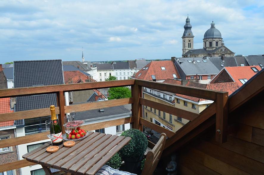 Nespecifikovaný výhled na destinaci Gent nebo výhled na město při pohledu z ubytování v soukromí