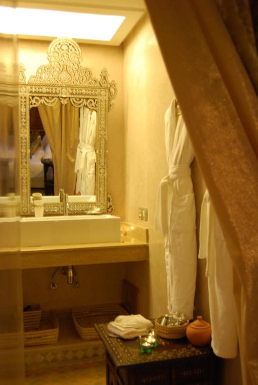 Koupelna v ubytování Riad Flam & Spa