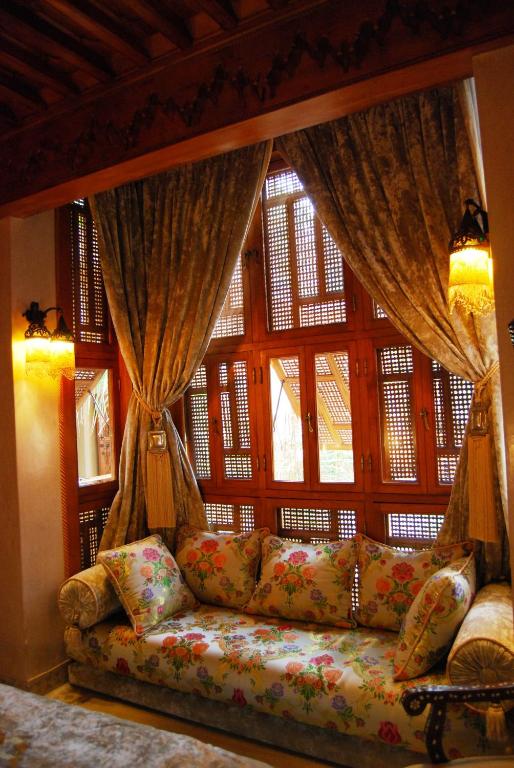 Posezení v ubytování Riad Flam & Spa