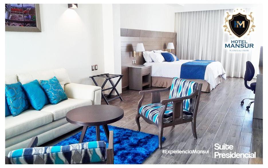 Posezení v ubytování Hotel Mansur Business & Leisure